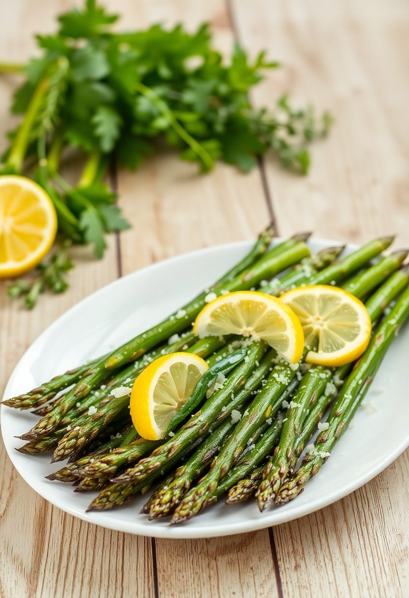 asparagus cooked with lemon