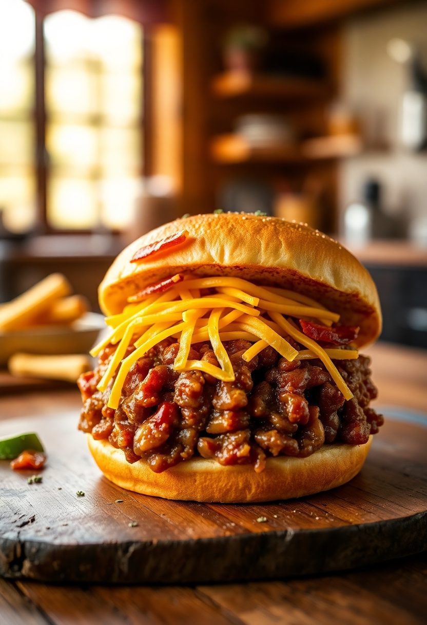 bacon cheeseburger sloppy joes