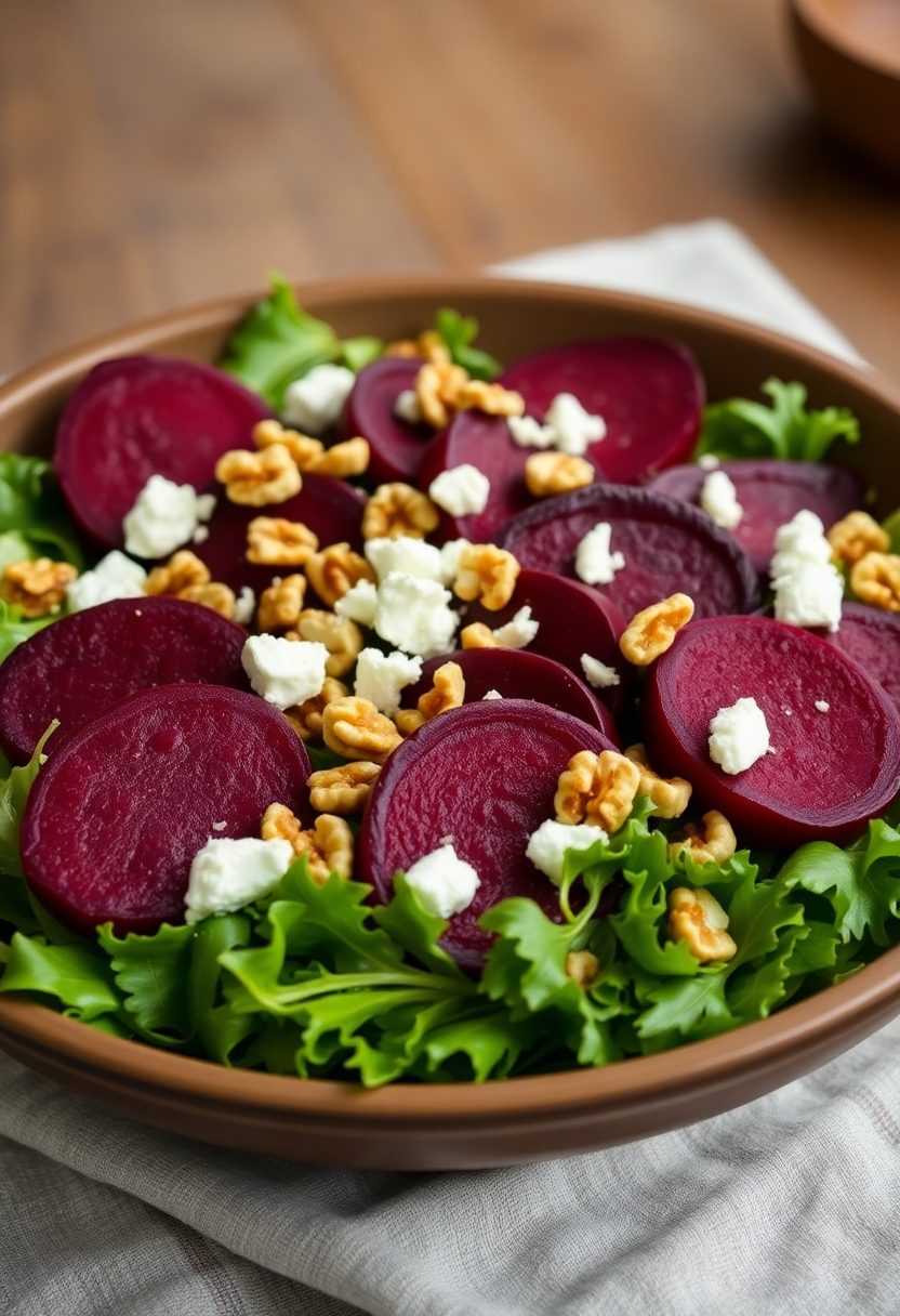 beets with goat cheese