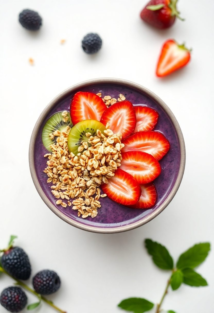 berry based healthy snack