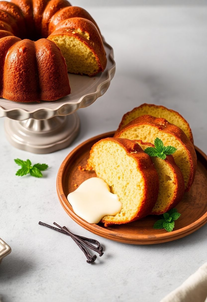 bourbon infused sweet cake