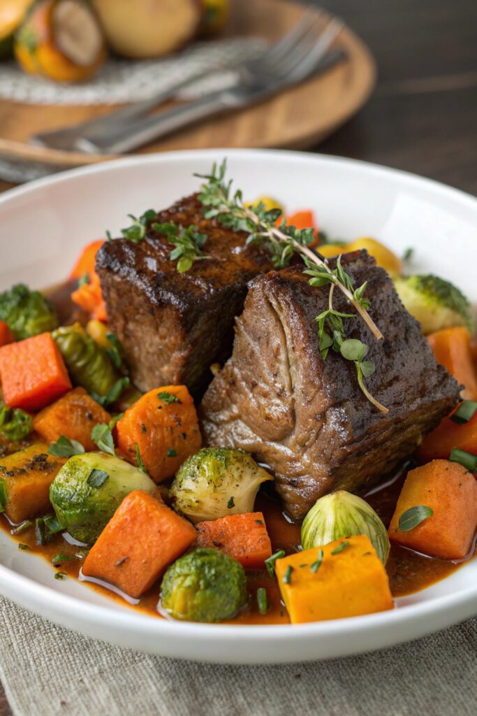 braised short ribs dish