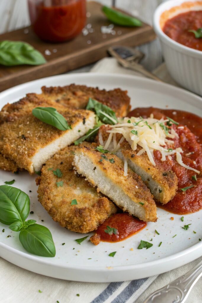 crispy pork chops dish