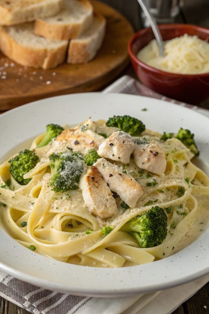 creamy chicken pasta dish