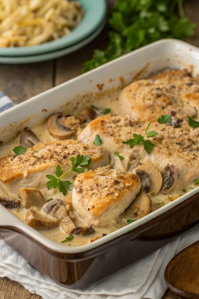 creamy chicken casserole dish