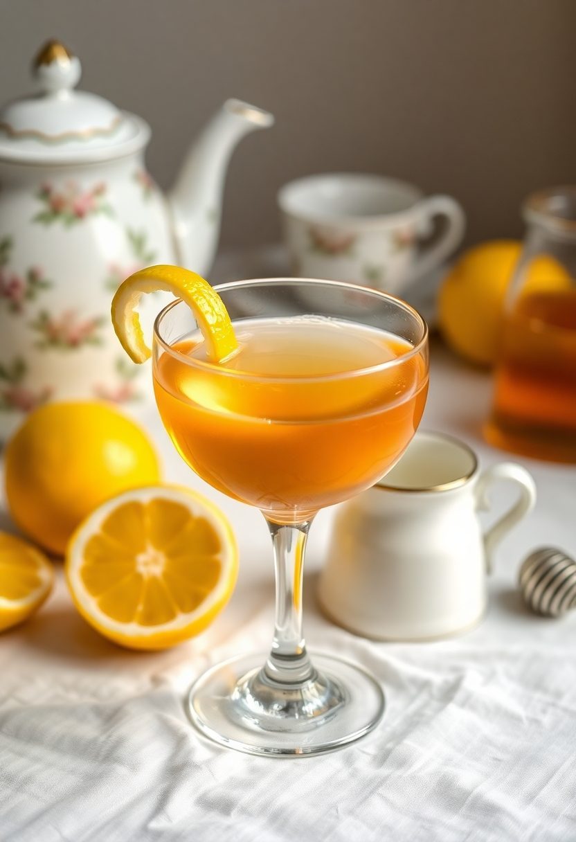 cocktails with tea twist