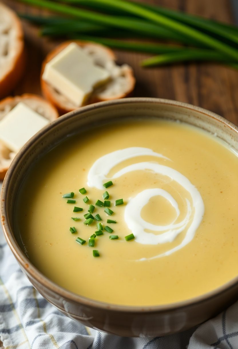 creamy potato based soup