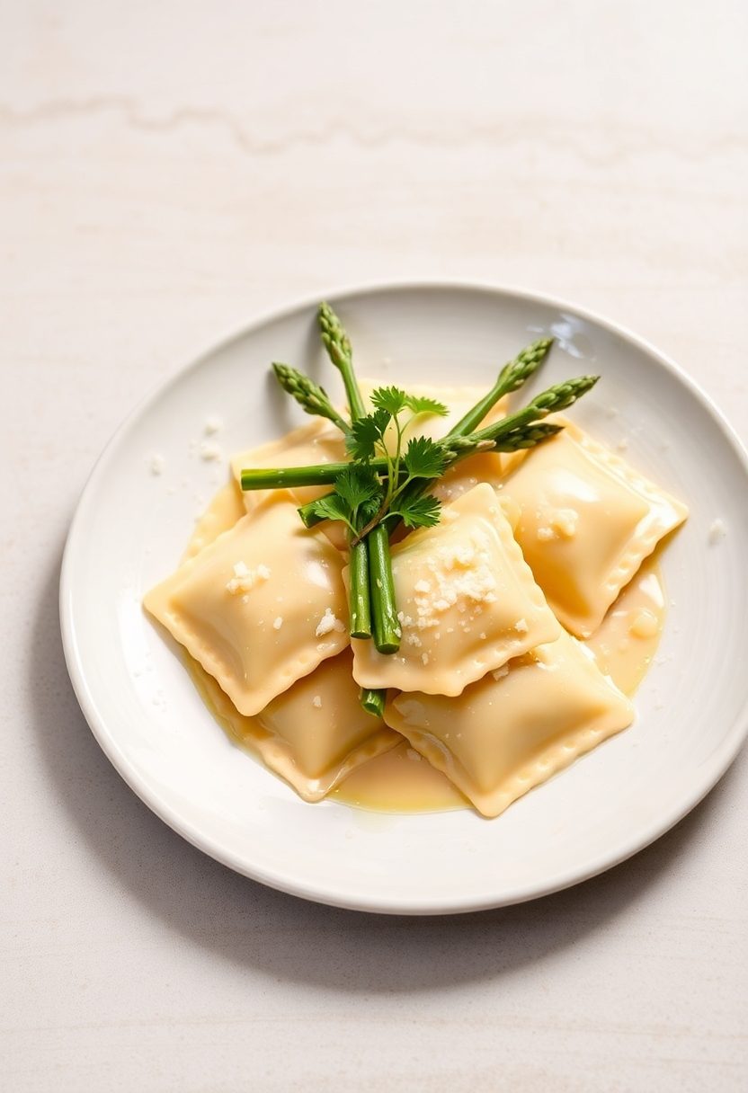delicate italian pasta dish