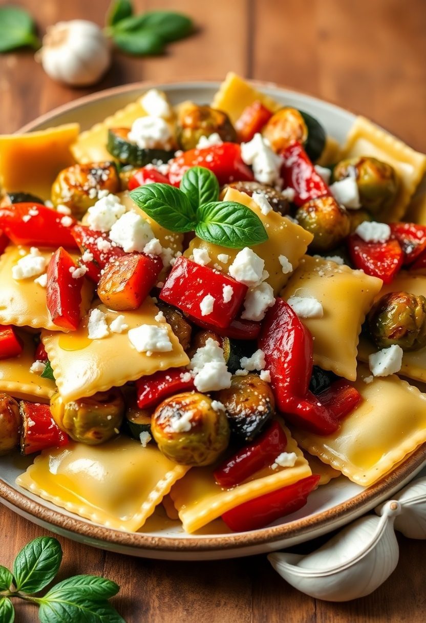 delicious italian pasta meal