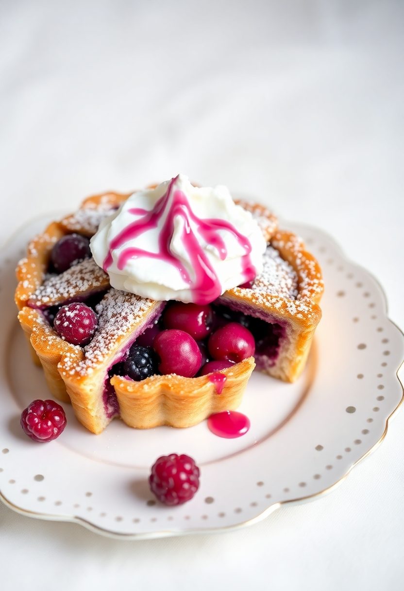 delicious miniature royal desserts