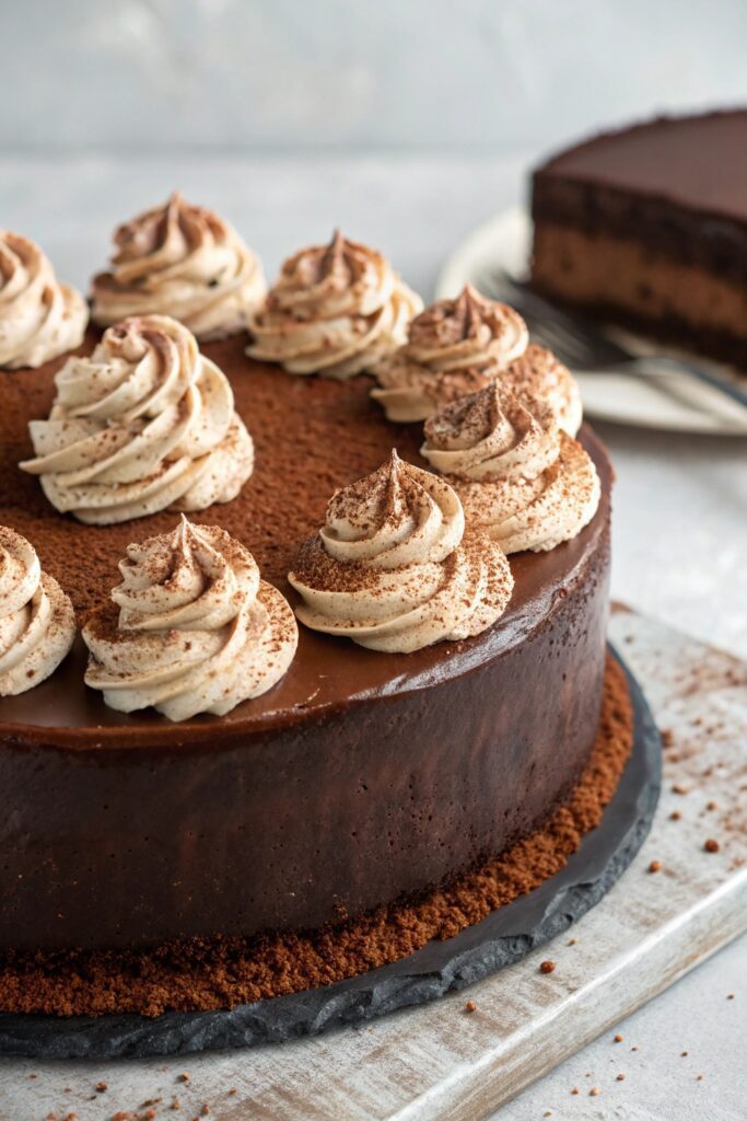 rich moist chocolate dessert