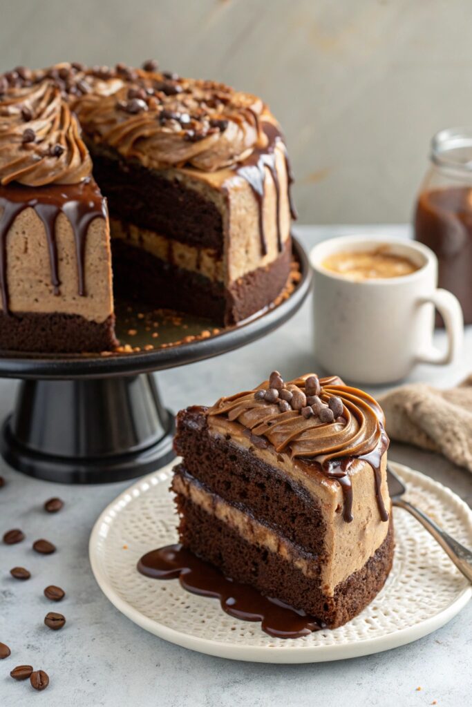 moist cake with liquor