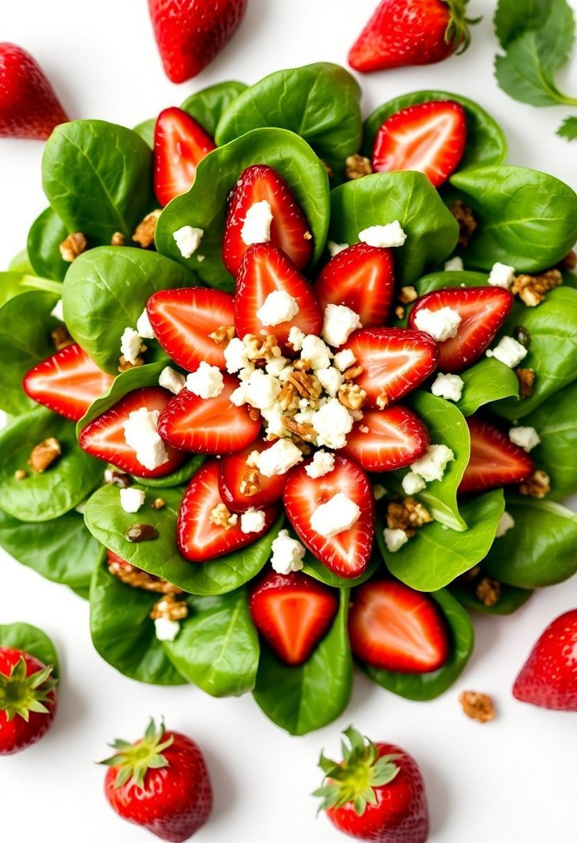 fresh fruit green salad