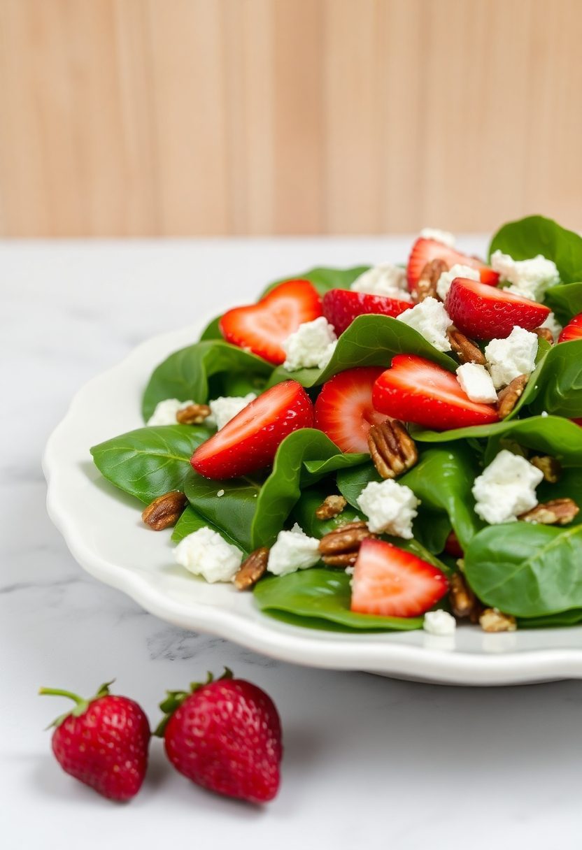 fresh strawberry salad recipe
