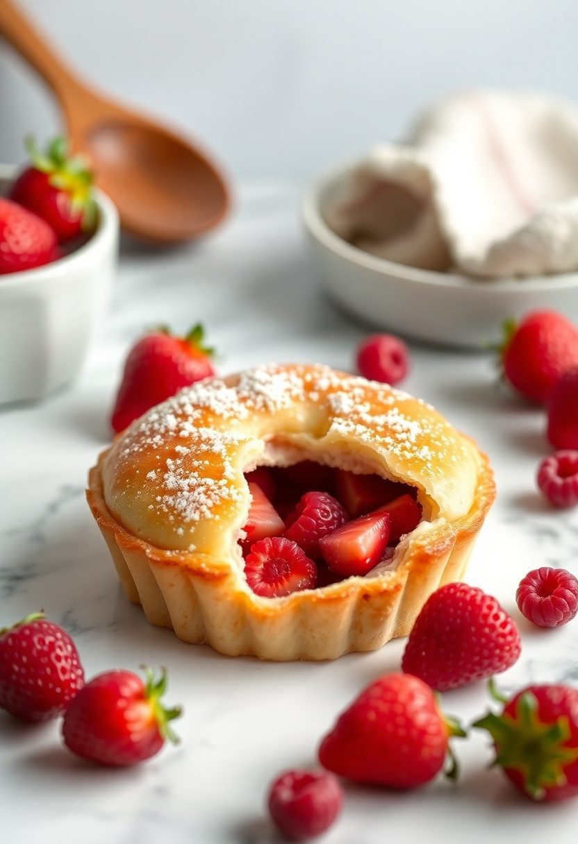 fruit filled sweet desserts