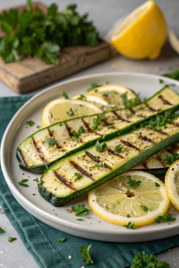 zucchini cooked with herbs