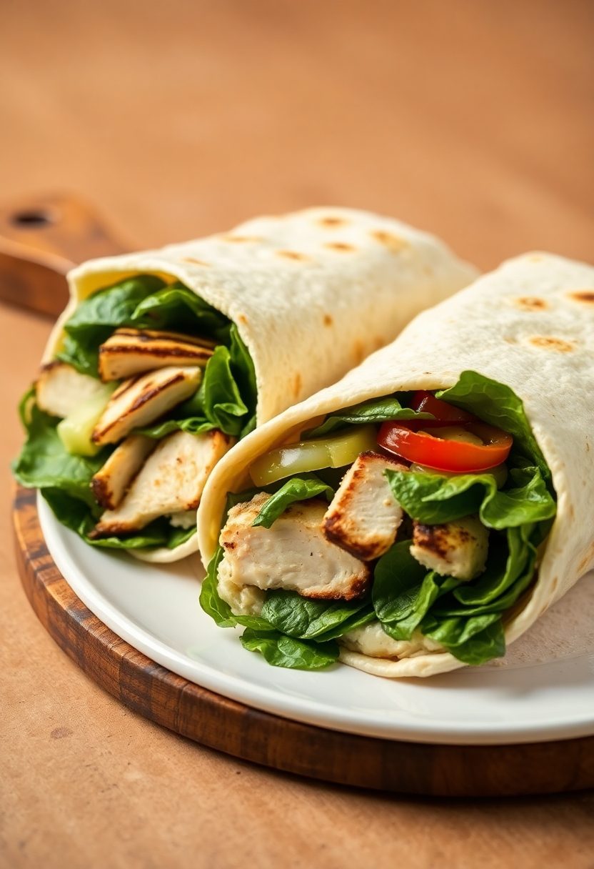 grilled chicken in hummus