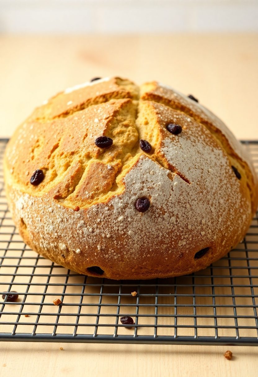 irish bread with raisins