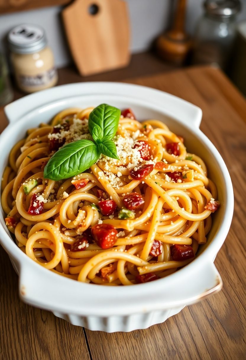 italian style pasta dish