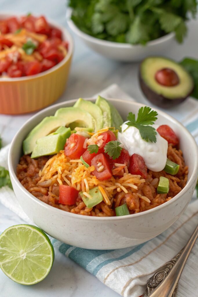 delicious mexican food dish