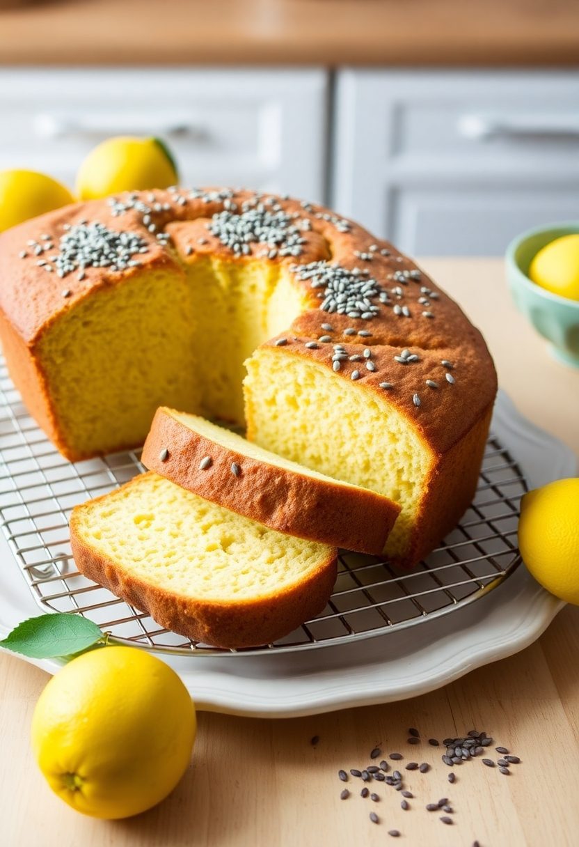 moist sweet lemon cake