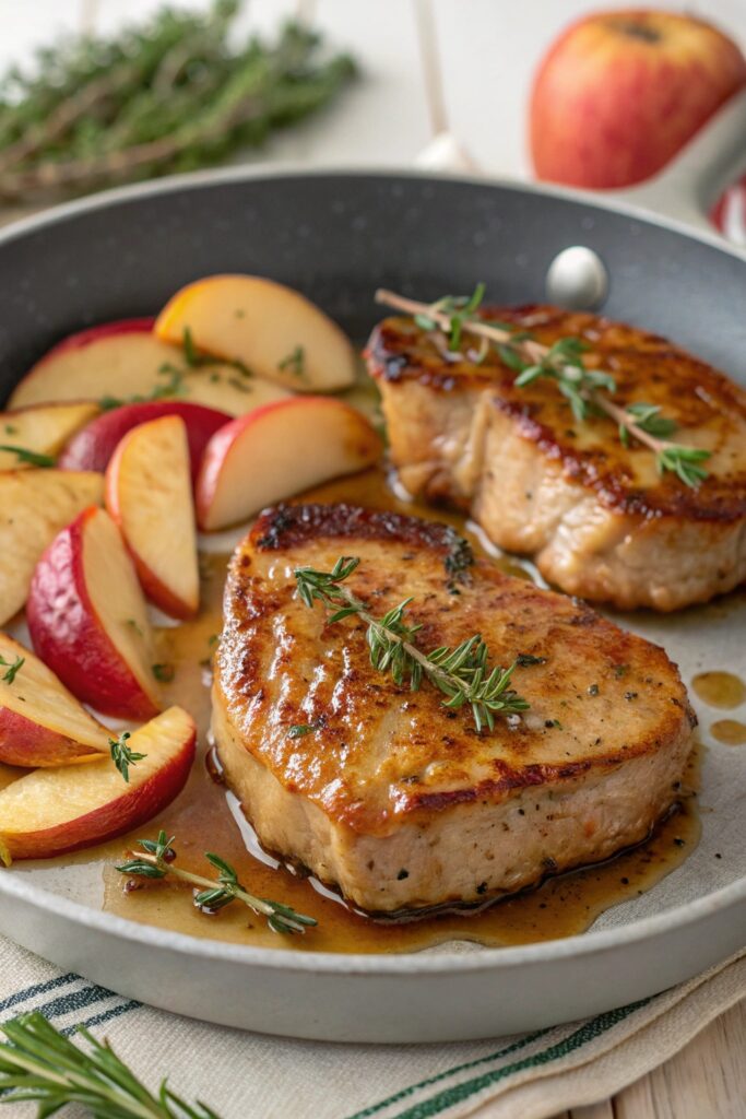 pork chops with glaze