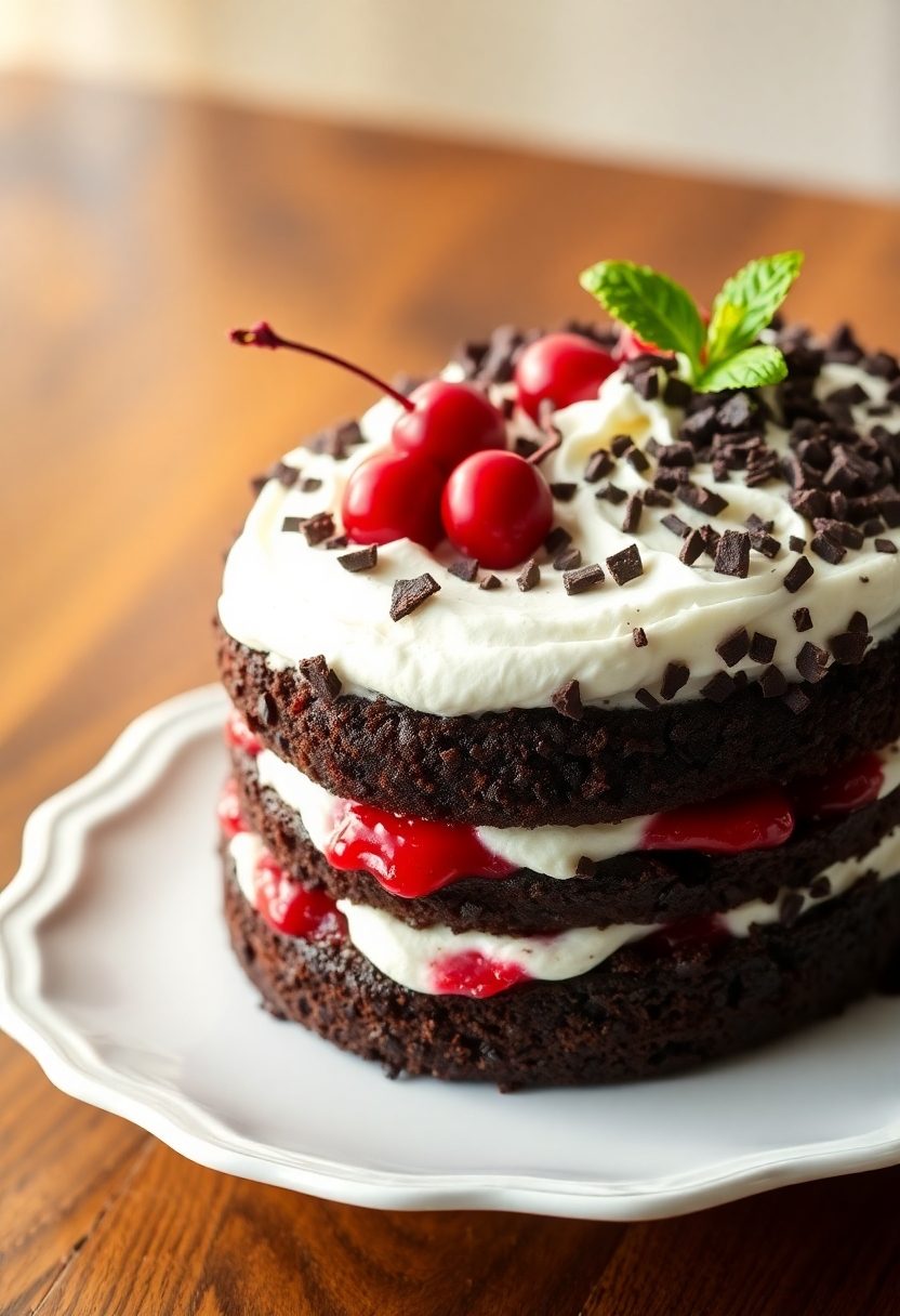 rich chocolate dessert cake