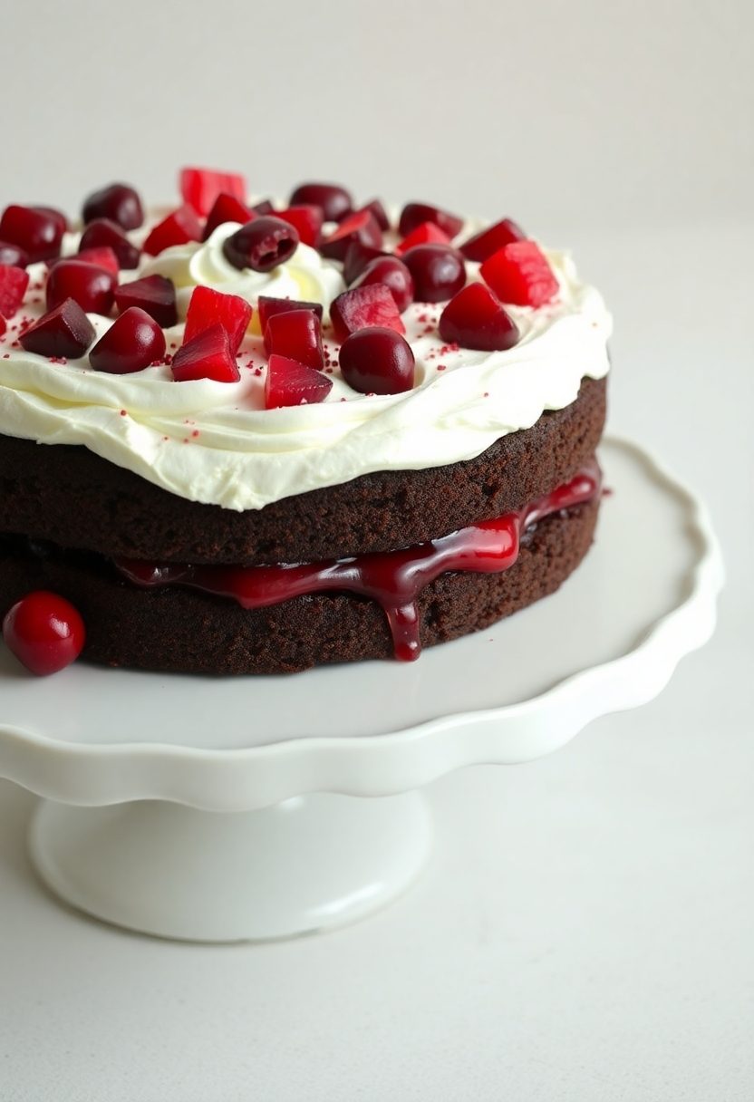 rich chocolate german cake
