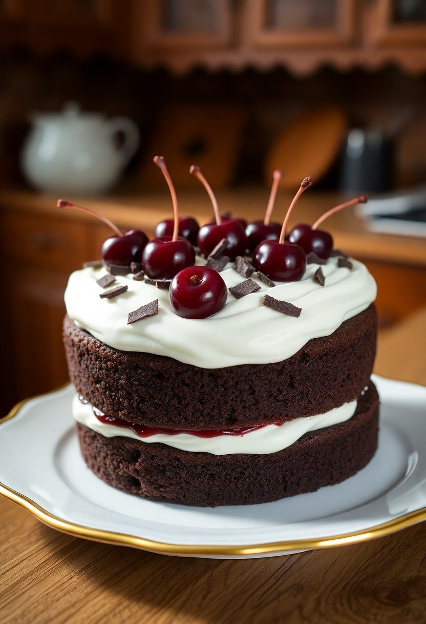 rich chocolate german cake