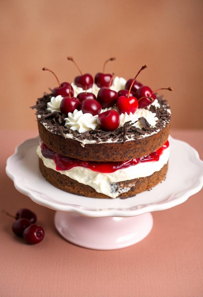 rich chocolate german dessert