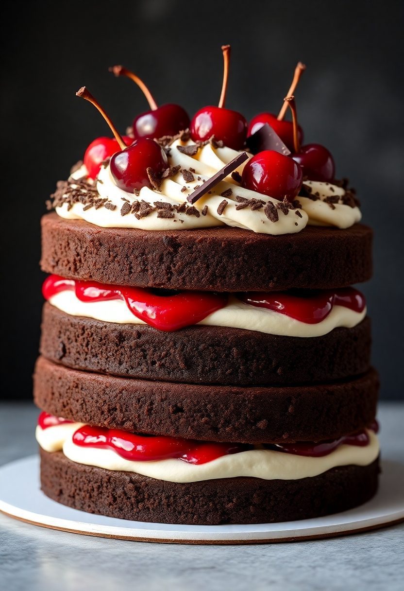 rich chocolate mocha cake