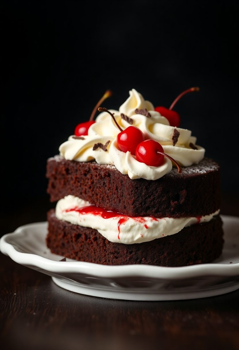 rich chocolate moist dessert