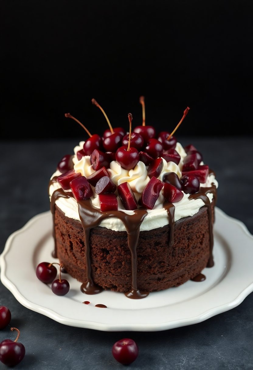 rich decadent chocolate dessert