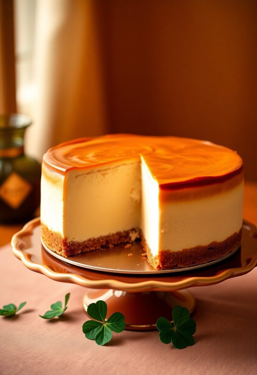rich dessert with liquor