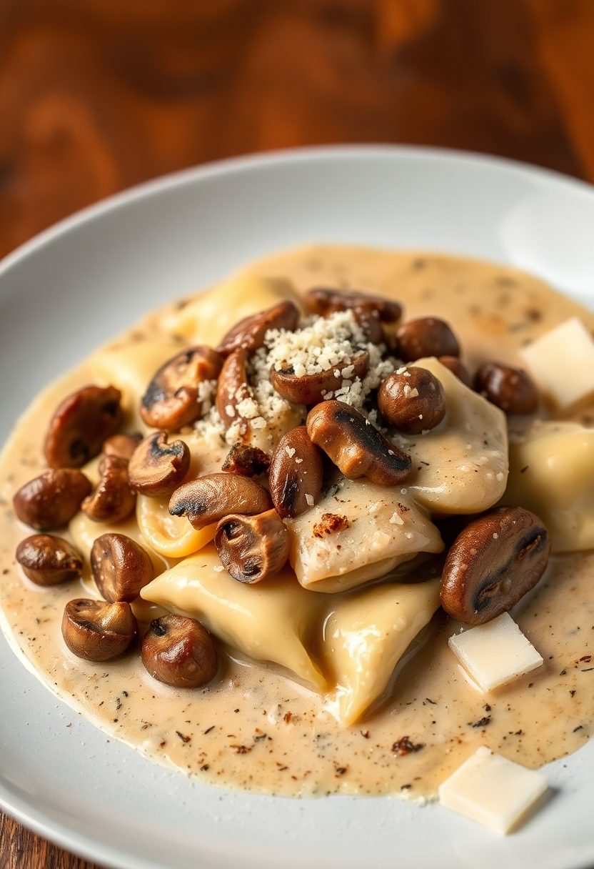 rich italian pasta dish