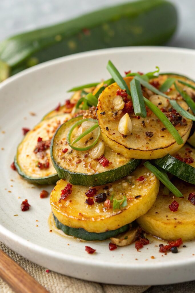 squash roasted with garlic