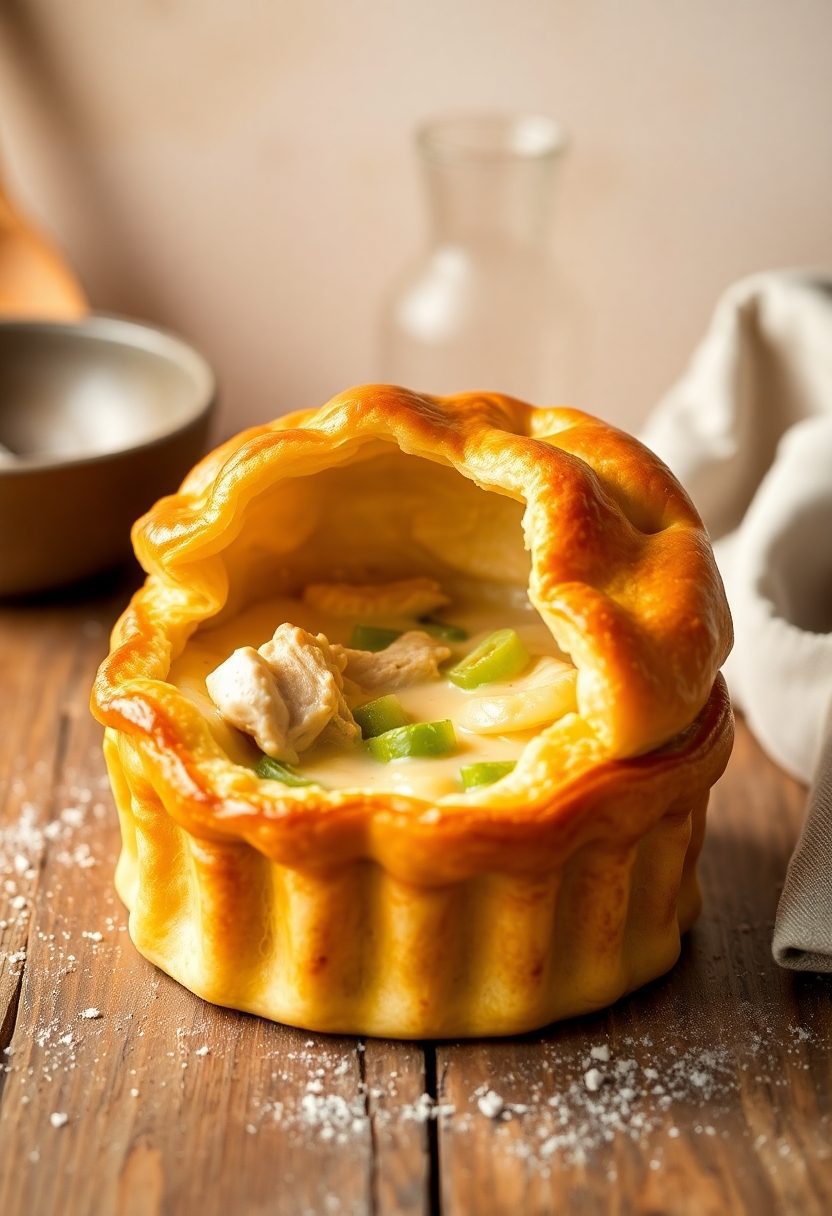 savory chicken leek dish