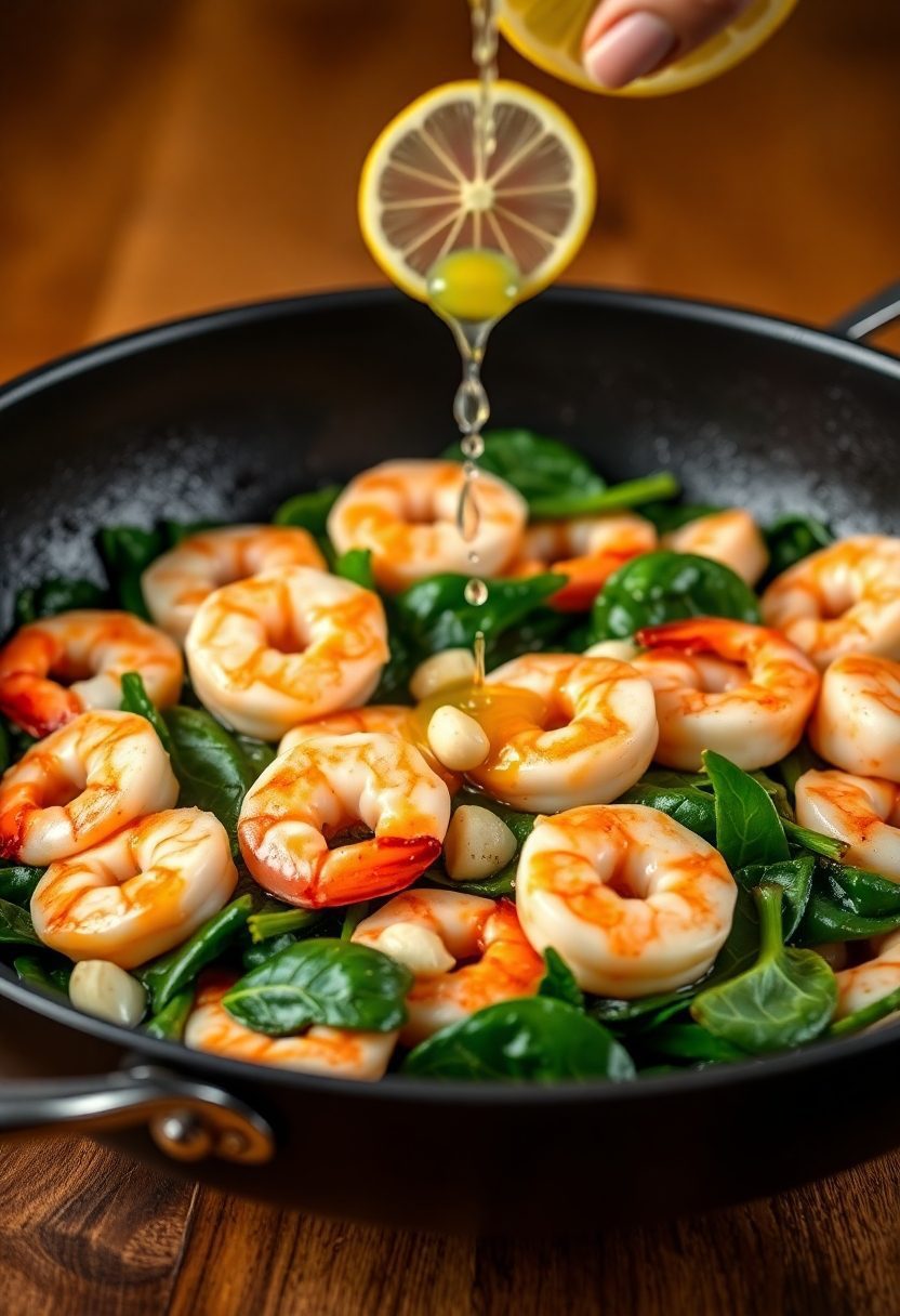 shrimp cooked with garlic