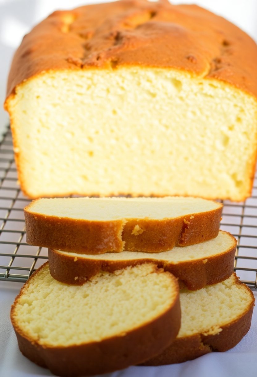simple classic vanilla cake