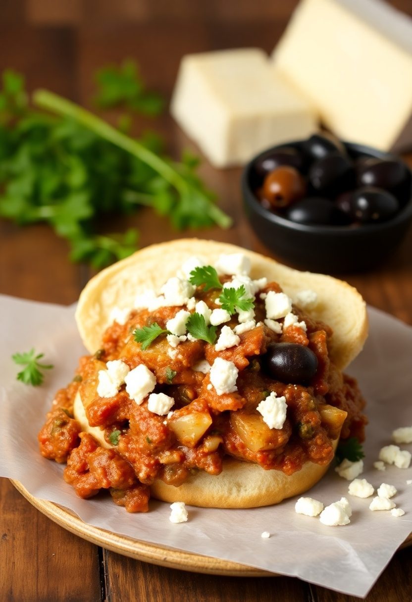 sloppy joes with feta