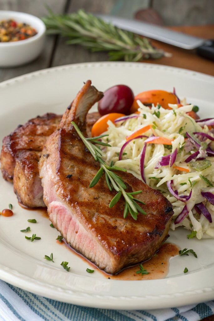 smoked pork with slaw