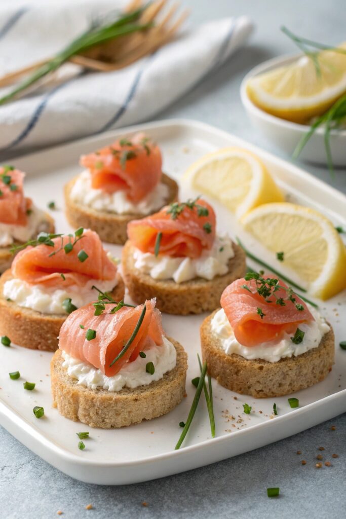 delicious smoked salmon bites