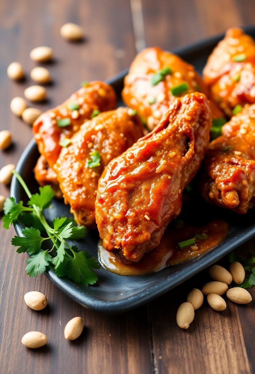 spicy asian style wings