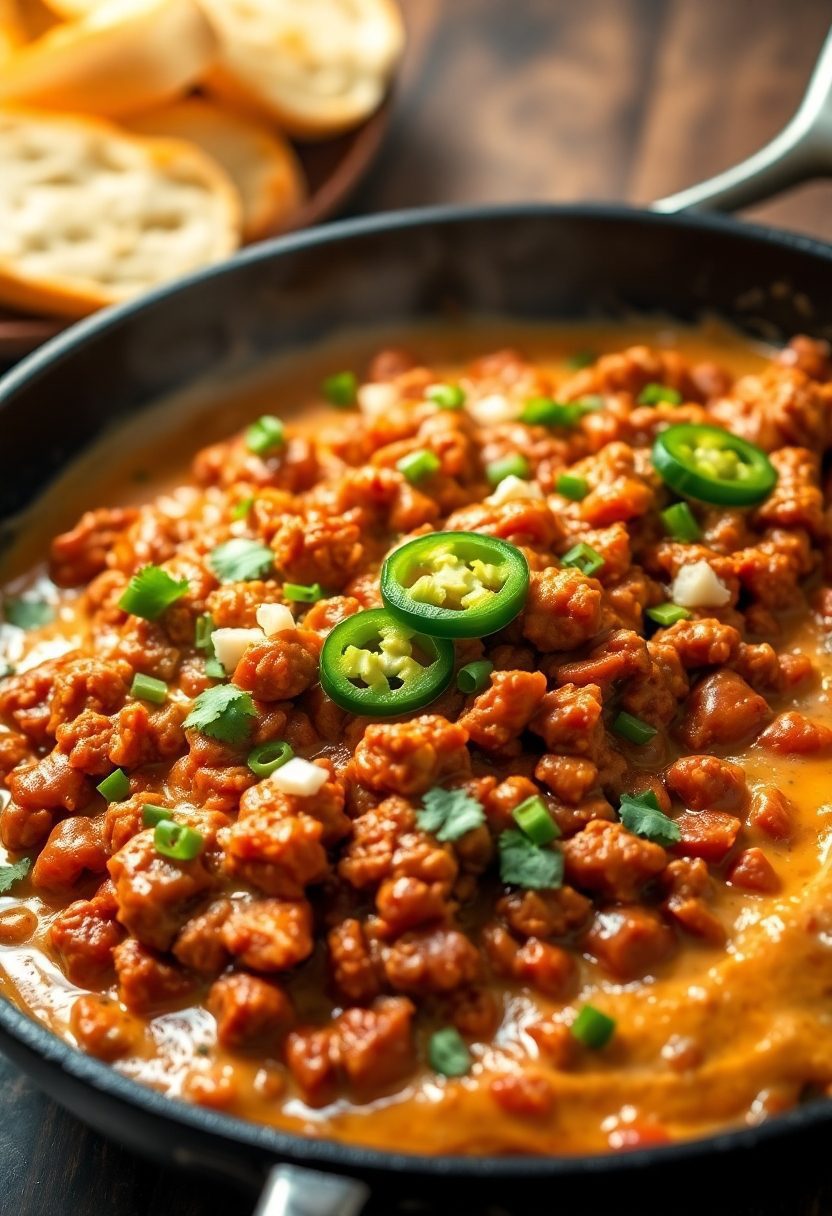spicy beef filled sandwiches