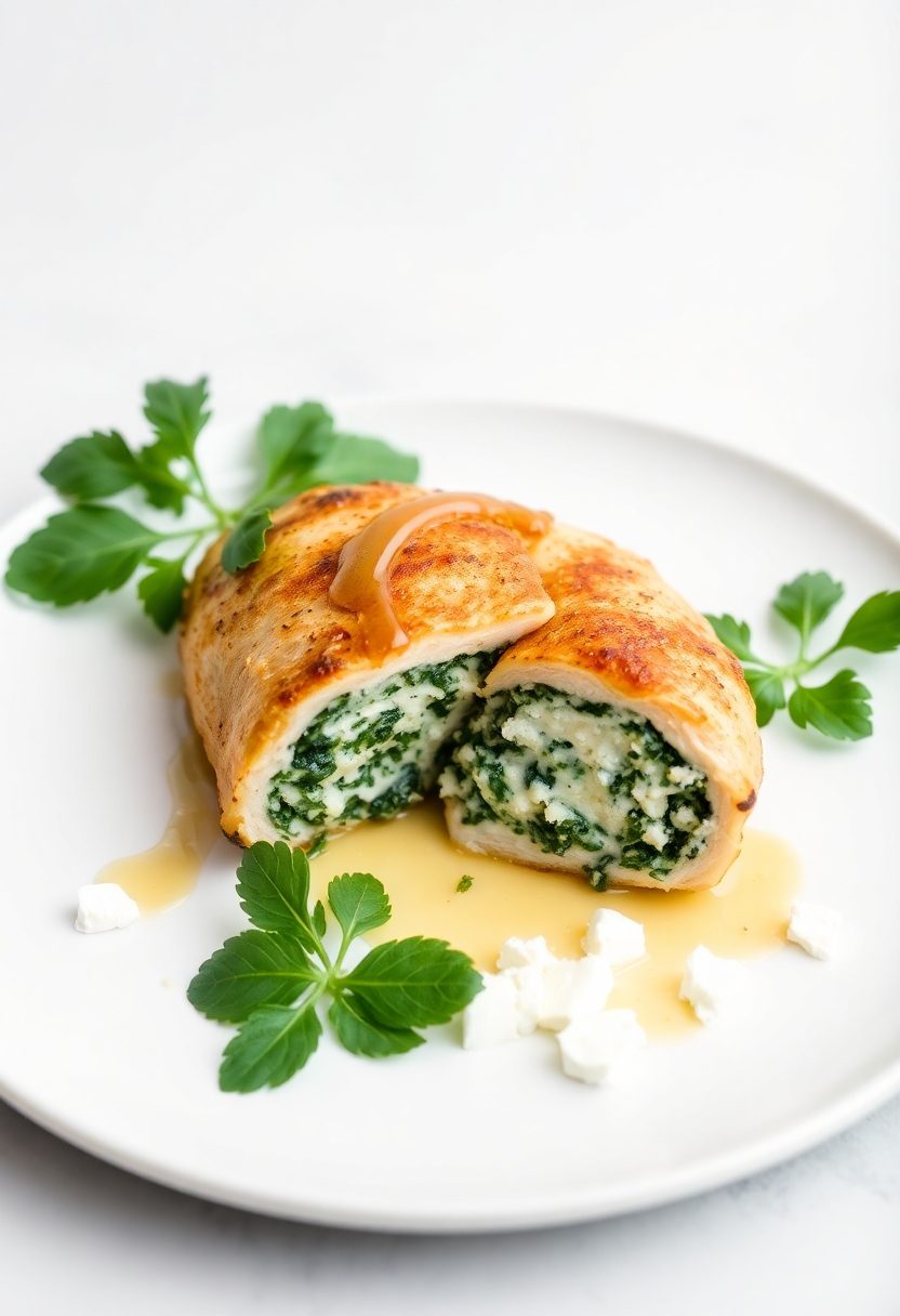 spinach stuffed chicken breasts