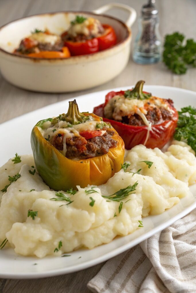 peppers filled with potatoes