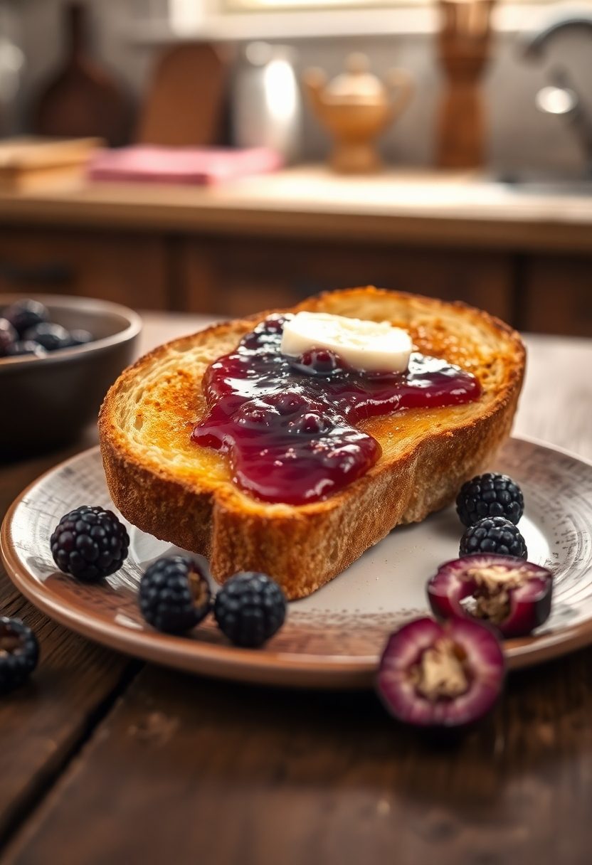 sweet breakfast toast topping
