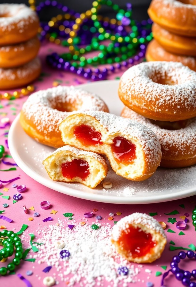 sweet delicious fried treats