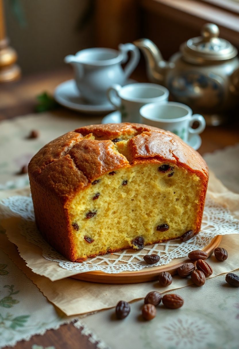 sweet irish raisin cake