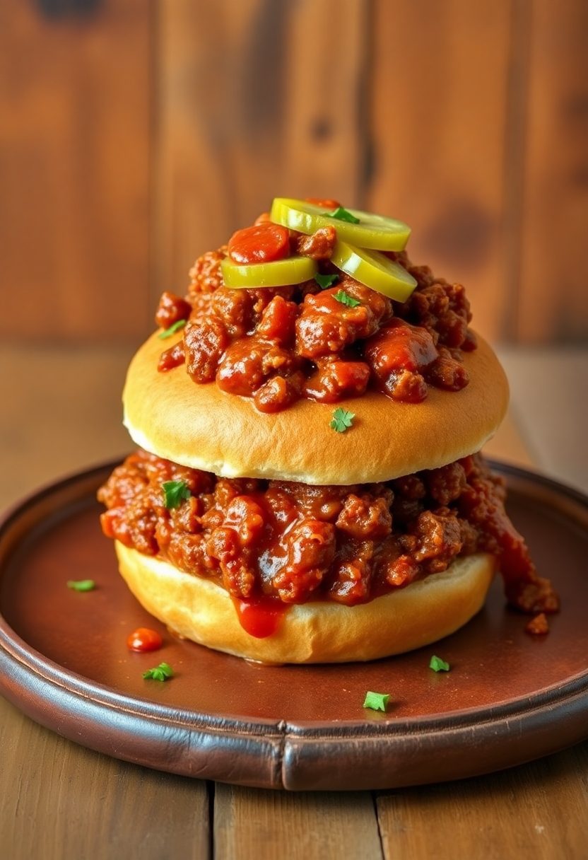 tasty ground beef sandwiches
